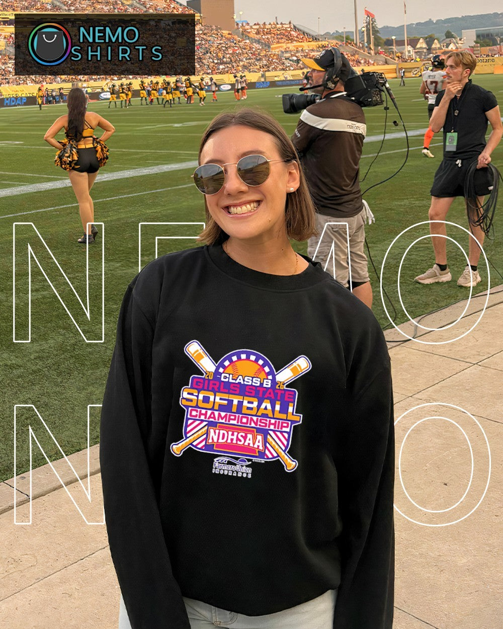 NDHSAA 2026 Class B State Softball Championship logo shirt