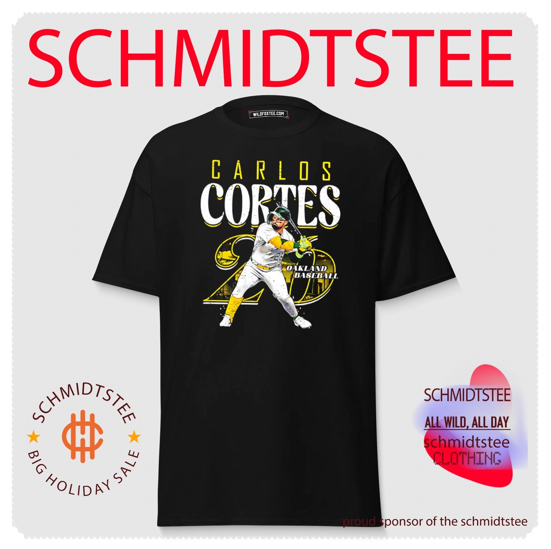 Oakland baseball Carlos Cortes number 26 shirt
