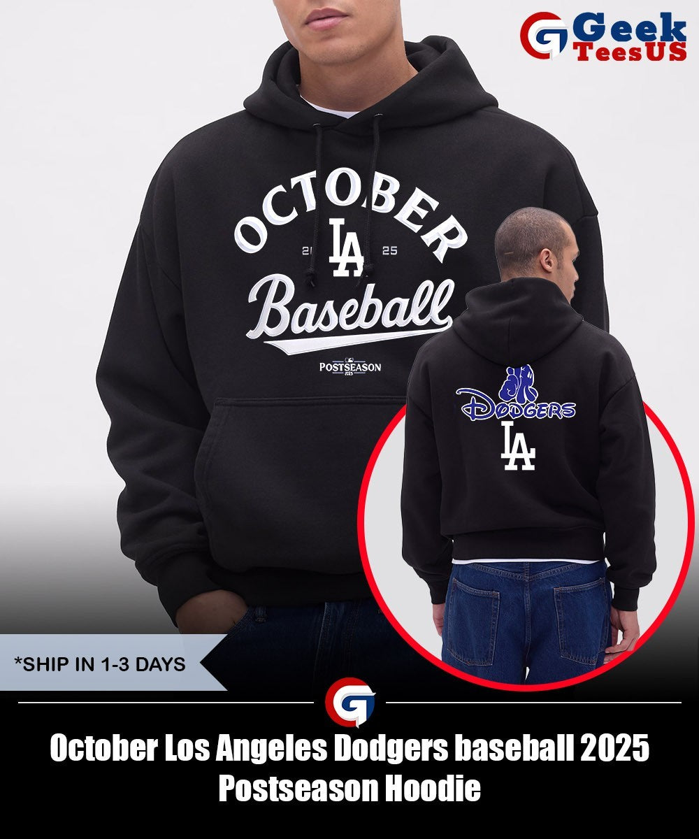 October Los Angeles Dodgers baseball 2025 Postseason shirt