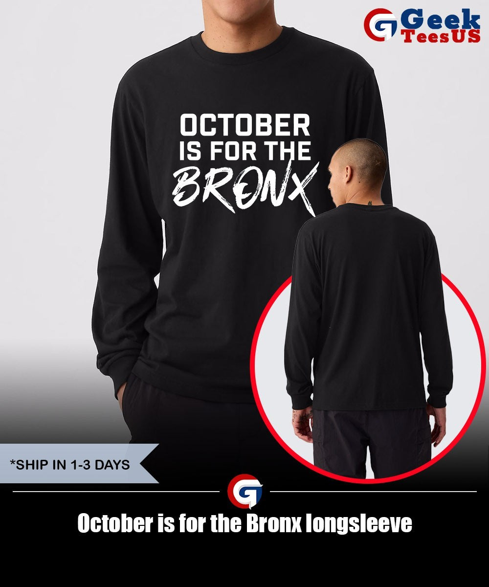 October is for the Bronx shirt