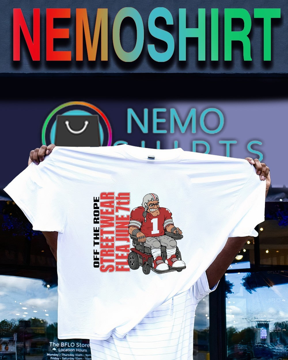 Off the rope Steetwear Flea June 7th Columbus Ohio shirt