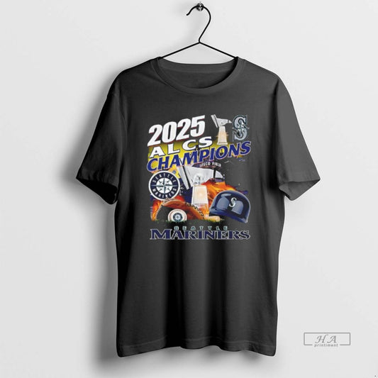 Official 2025 Alcs Champions Seattle Mariners Signature