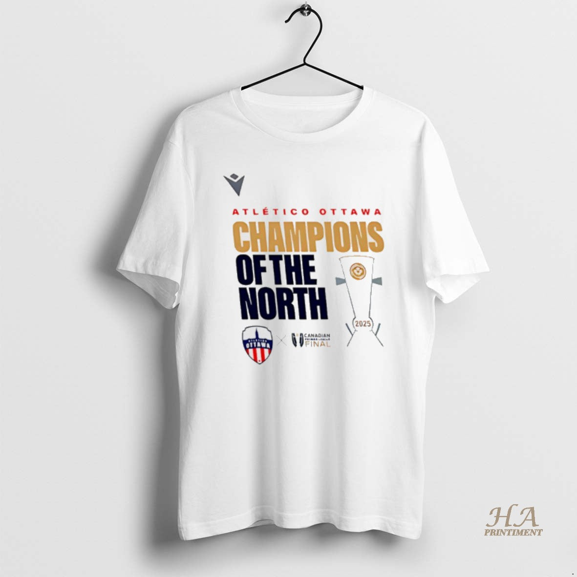 Official 2025 Atletico Ottawa Champions Of The North