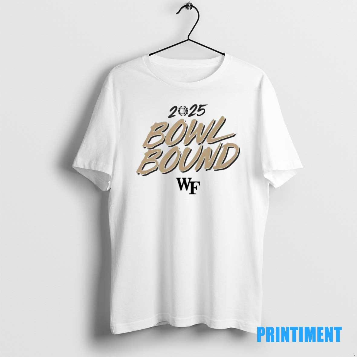 Official 2025 Bowl Bound Wake Forest University Logo Tee Sweater