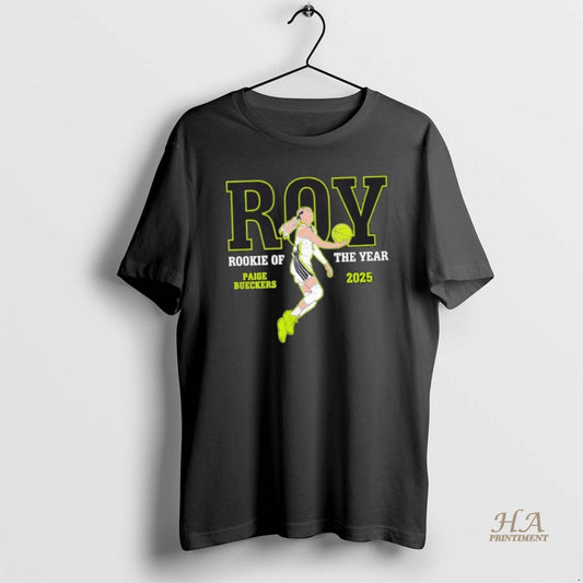 Official 2025 Dallas Wings Paige Bueckers Rookie Of The Year
