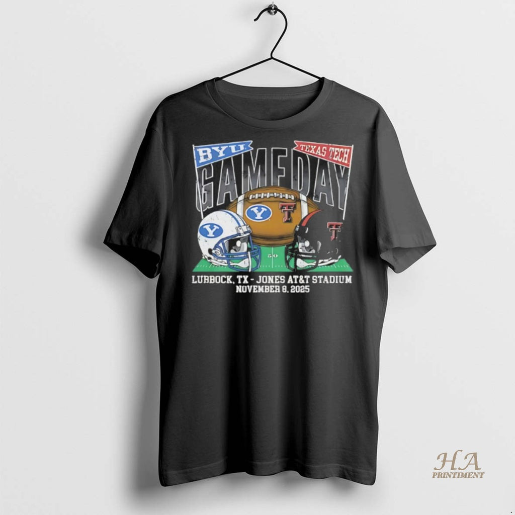 Official 2025 Game Day Texas Tech Red Raiders Vs Byu Cougars Shirt