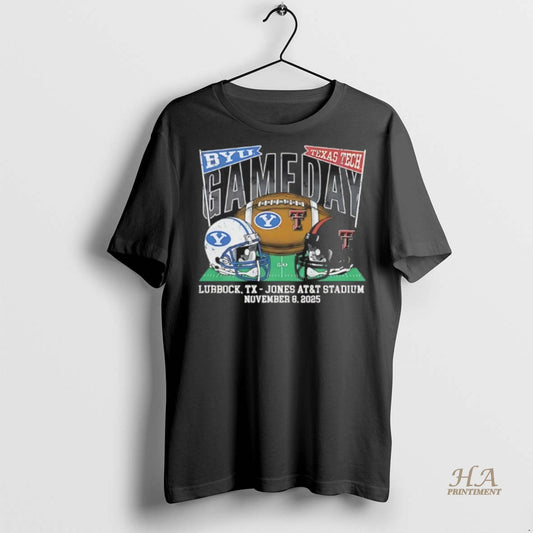 Official 2025 Game Day Texas Tech Red Raiders Vs Byu Cougars Shirt