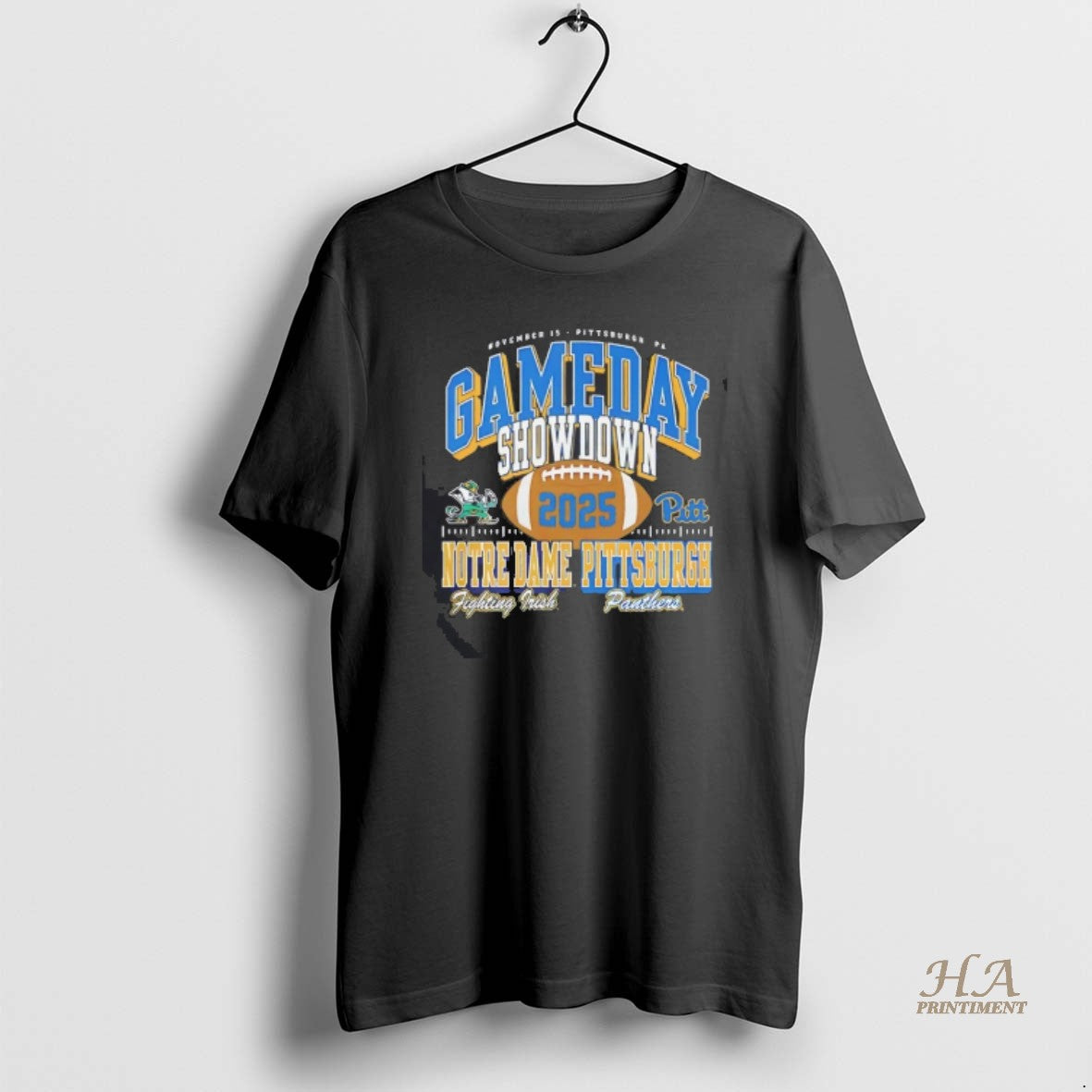 Official 2025 Gameday Showdown Pitt Panthers Football Vs Notre Dame Fighting Irish