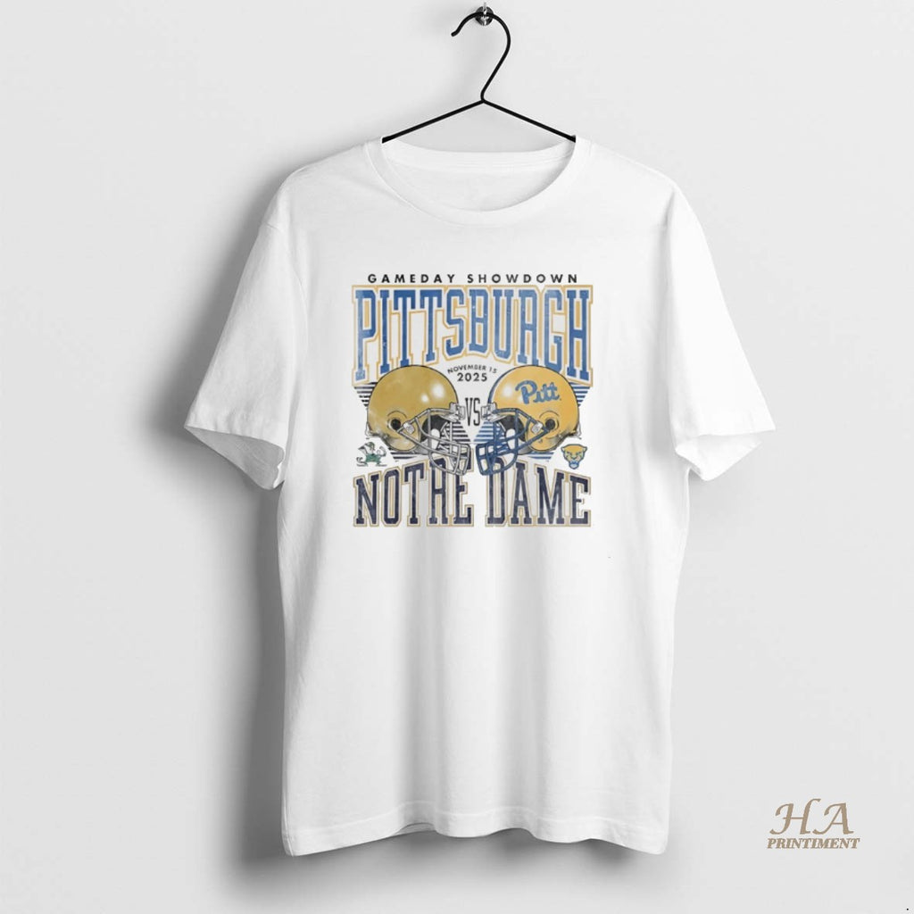 Official 2025 Gameday Showdown Pitt Panthers Vs Notre Dame Fighting Irish