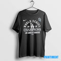 Official 2025 Los Angeles Dodgers Back To Back World Series Champions 2 Sided Tee Sweater