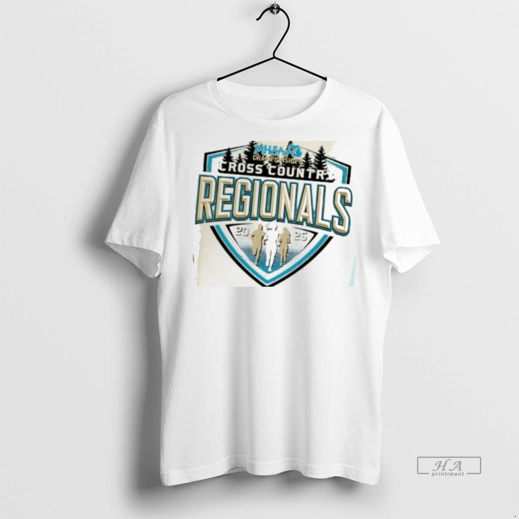 Official 2025 Mhsaa Cross Country Regionals Logo Shirt
