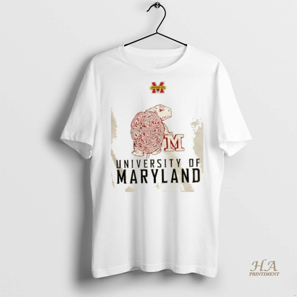 Official 2025 Maryland Terrapins Football Homecoming 2 Sided Shirt