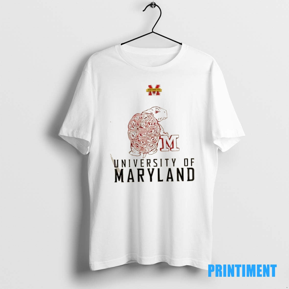 Official 2025 Maryland Terrapins Football Homecoming 2 Sided Tee Sweater