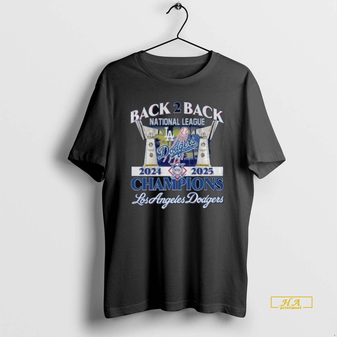 Official 2025 National League Champions Los Angeles Dodgers Back 2 Back Ws Champs