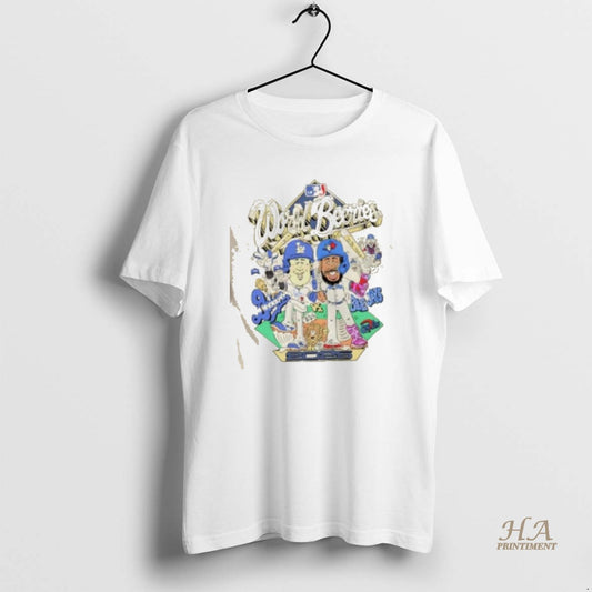 Official 2025 World Beeries Los Angeles Dodgers Vs Toronto Blue Jays Caricature