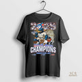 Official 2025 World Series Champion Toronto Blue Jays Mlb 1992 2025 Mascots Shirt