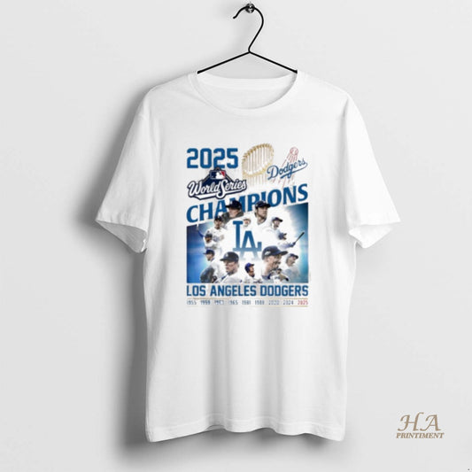Official 2025 World Series Champions Team Player Los Angeles Dodgers