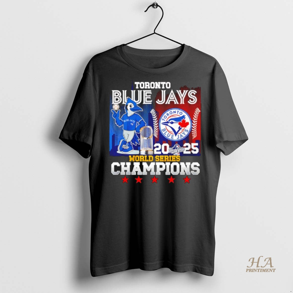 Official 2025 World Series Champions Toronto Blue Jays City Skyline Shirt
