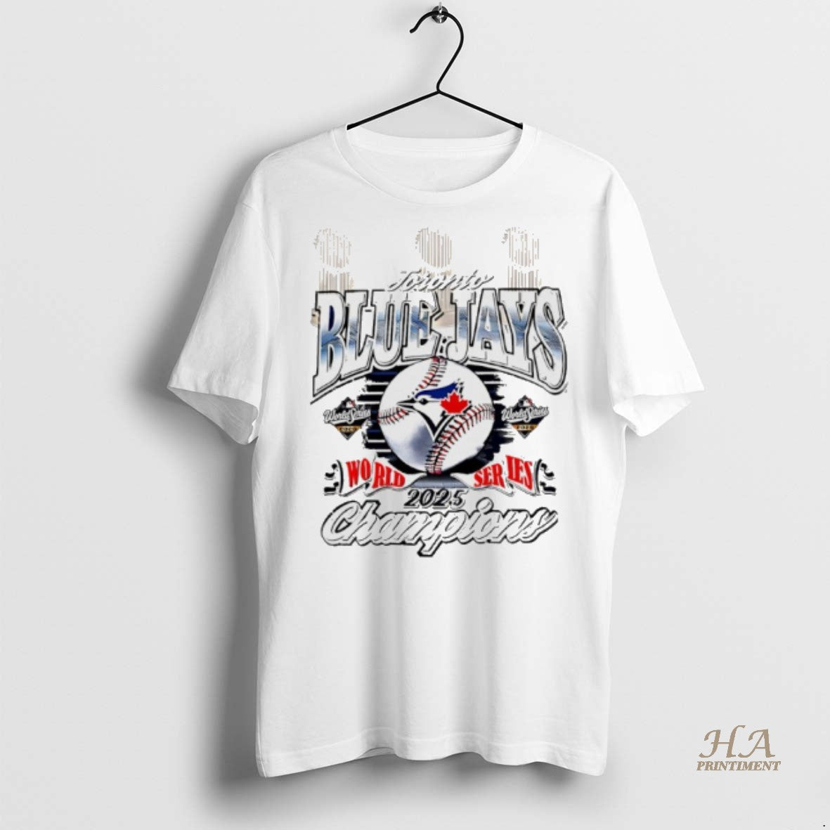 Official 2025 World Series Champions Toronto Blue Jays Trophy Shirt