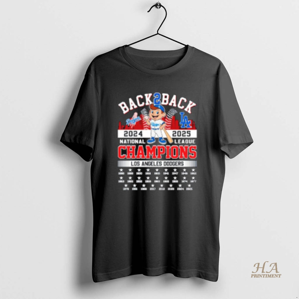 Official 2025 World Series Champions Back To Back Los Angeles Dodgers
