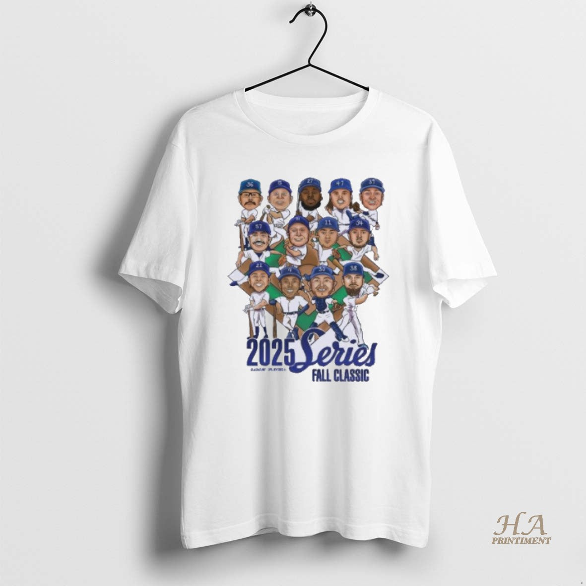 Official 2025 World Series Fall Classic Toronto Blue Jays Cartoon