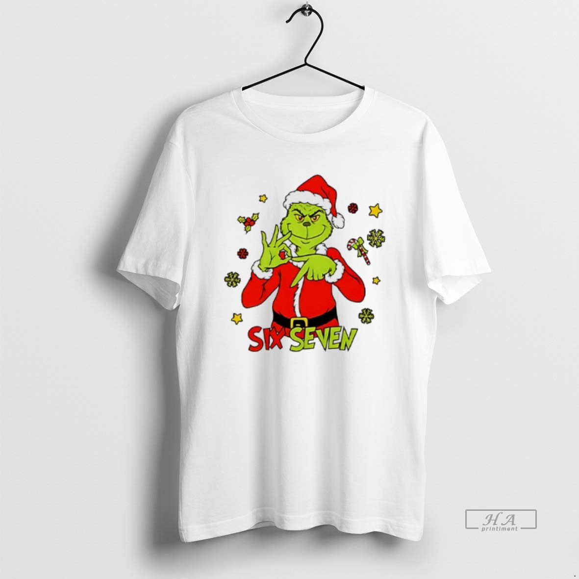 Official 6 7 Six Seven Meme Grinch Christmas