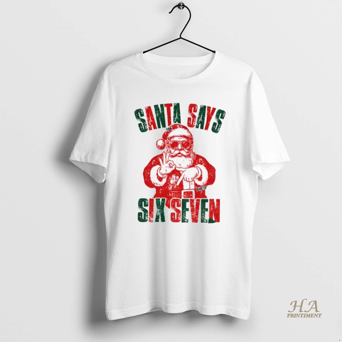 Official 6 7 Meme Santa Says Six Seven Christmas