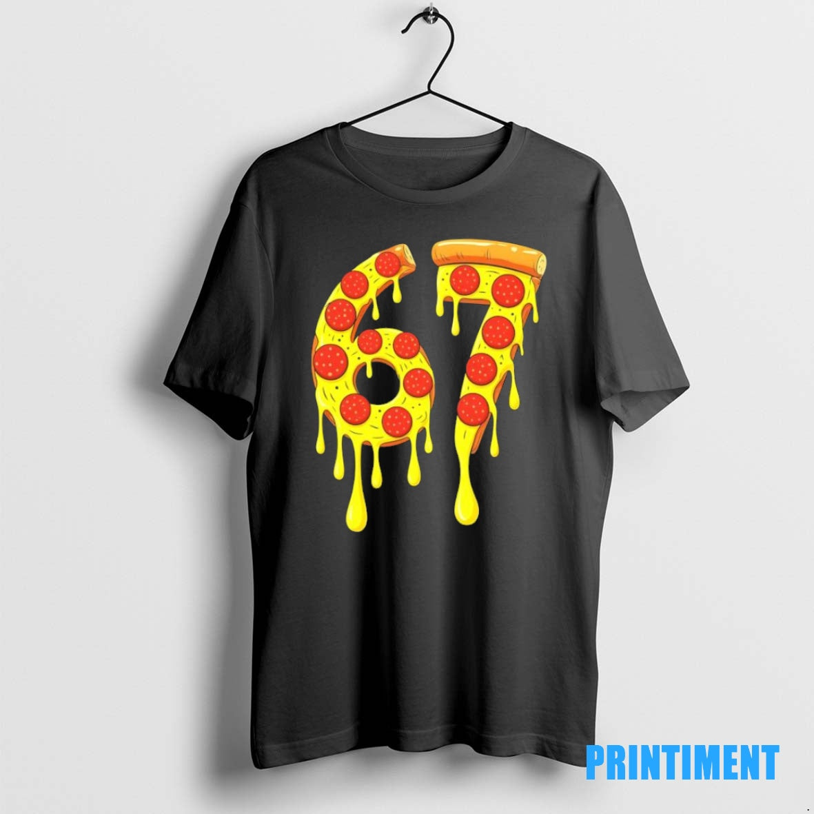 Official 67 Pizza Slice School 6 7 Six Seven Meme Tee Sweater