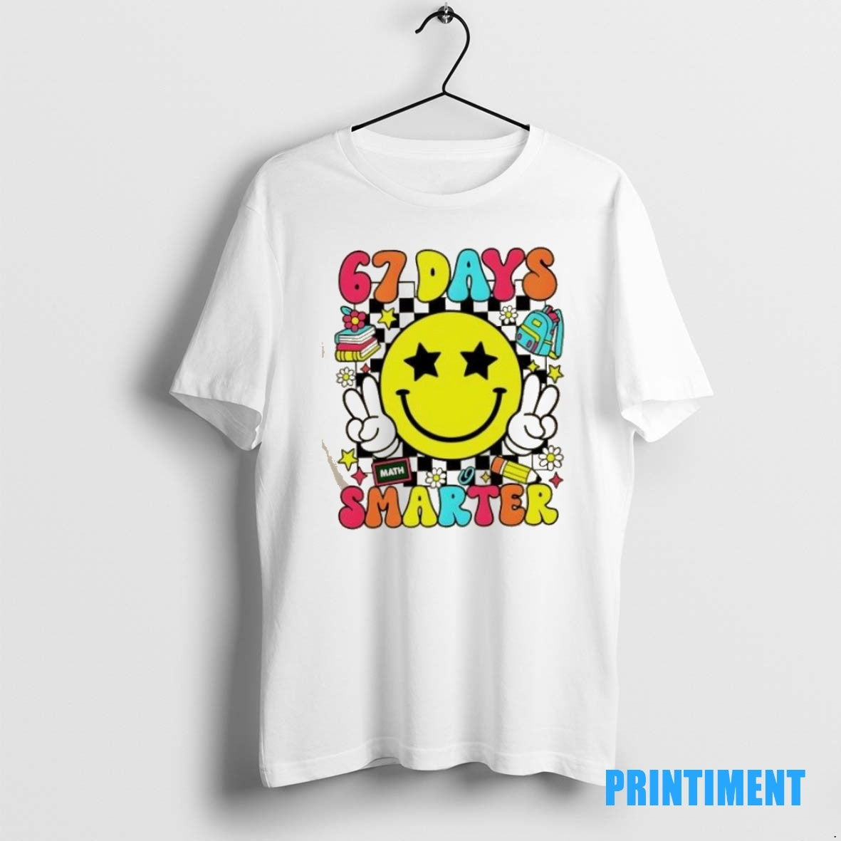 Official 67th Day Of School 67 Days Smarter Students Teacher Tee Sweater