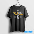Official 9 Time Los Angeles Dodgers World Series Champs 2025 Black Tee Sweater