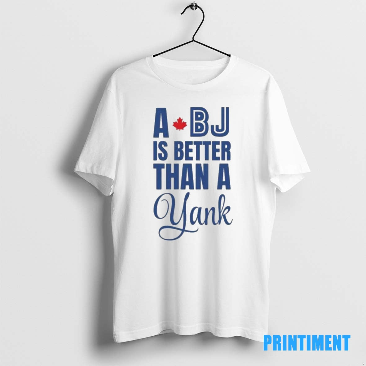 Official A Bj Is Better Than A Yank Blue Jays Tee Sweater