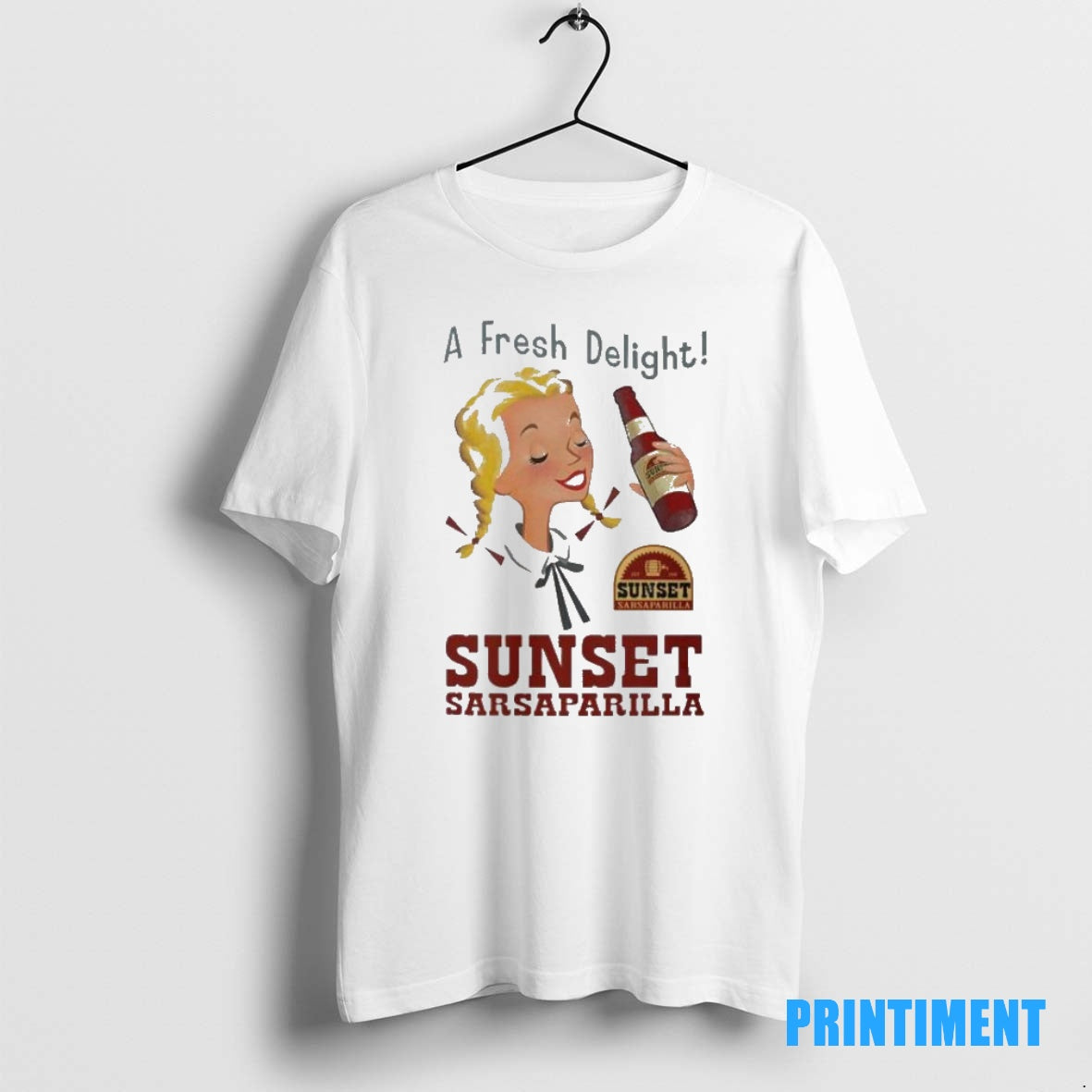 Official A Fresh Delight Sunset Sarsaparilla Tee Sweater