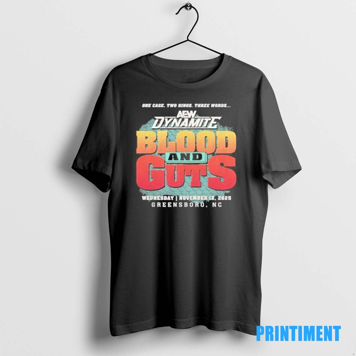 Official Aew Dynamite Blood And Guts 2025 Tee Sweater