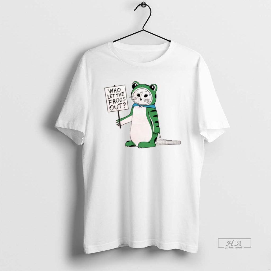 Official Antifa Frog Cat Who Let The Frogs Out