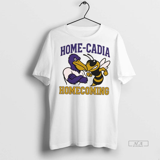 Official Acadia High School X Alexandria Senior High School Mascots Home Cadia Homecoming Shirt