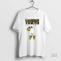 Official Ahjanae Young West Virginia State Womens Basketball Guard Vintage Christmas