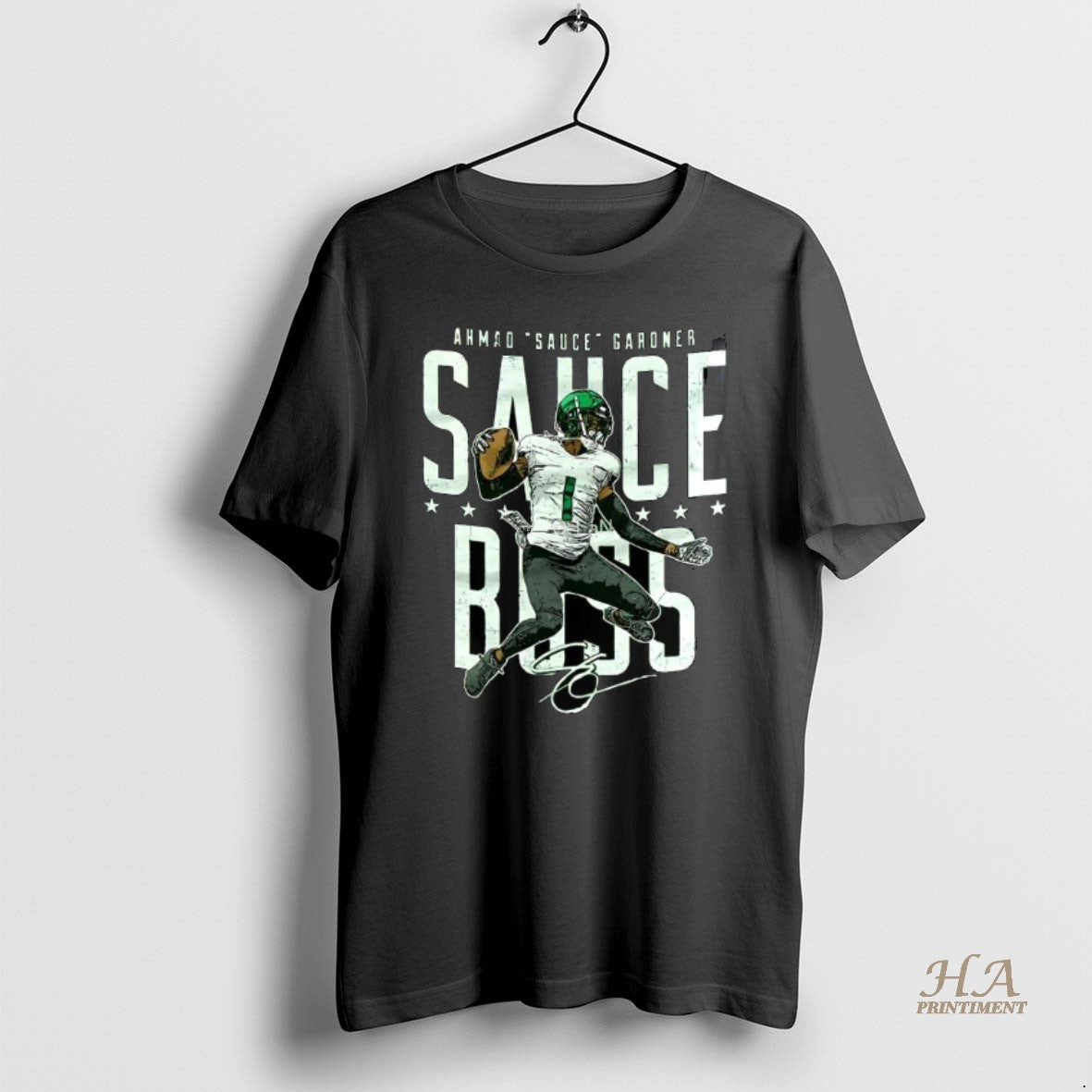 Official Ahmad Sauce Gardner New York Jets Football Signature