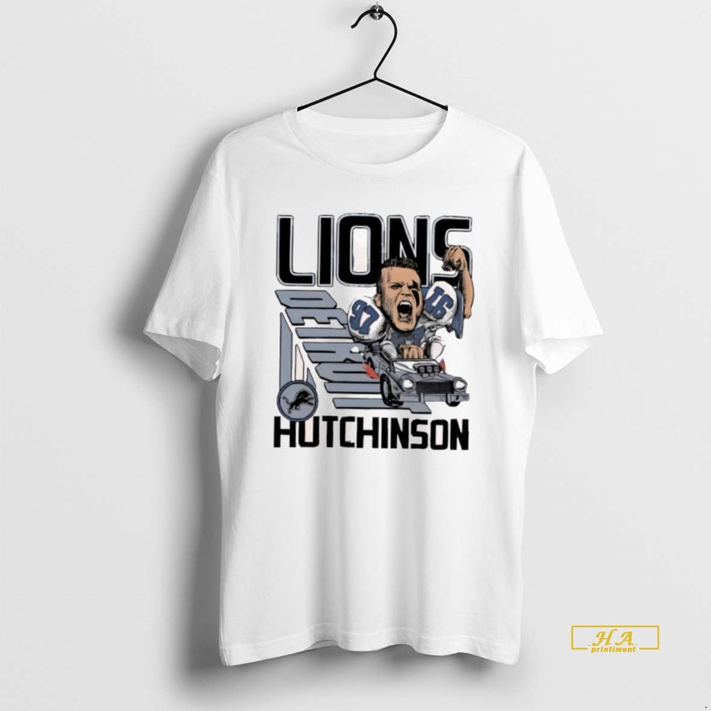 Official Aidan Hutchinson Detroit Lions Signature Player Logo