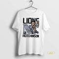 Official Aidan Hutchinson Detroit Lions Signature Player Logo