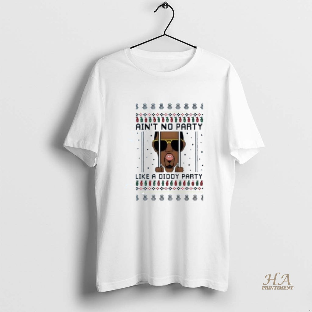 Official Aint No Party Like A Diddy Jail Party Ugly Christmas