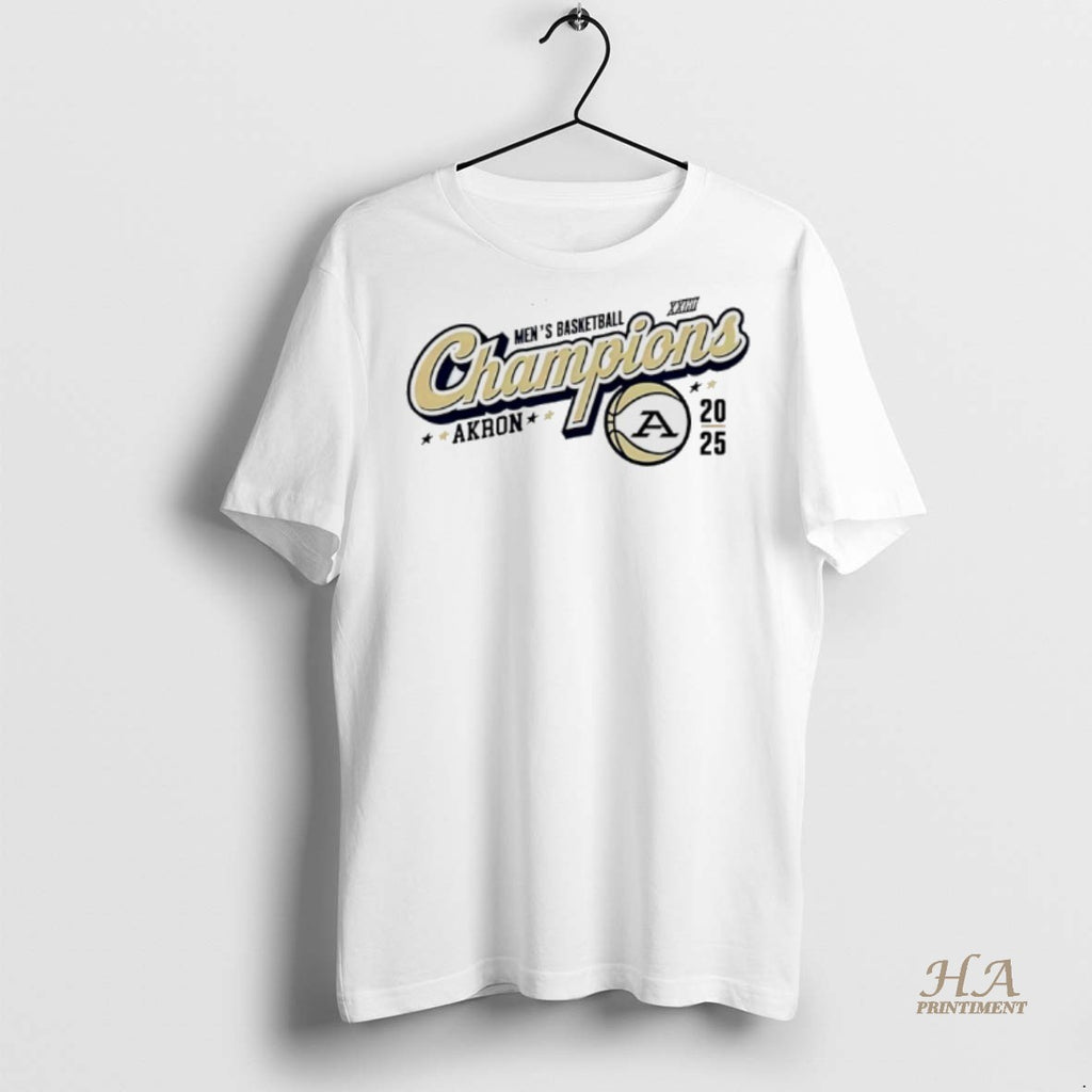 Official Akron Zips 2025 Mac Mens Basketball Tournament Champions Shirt