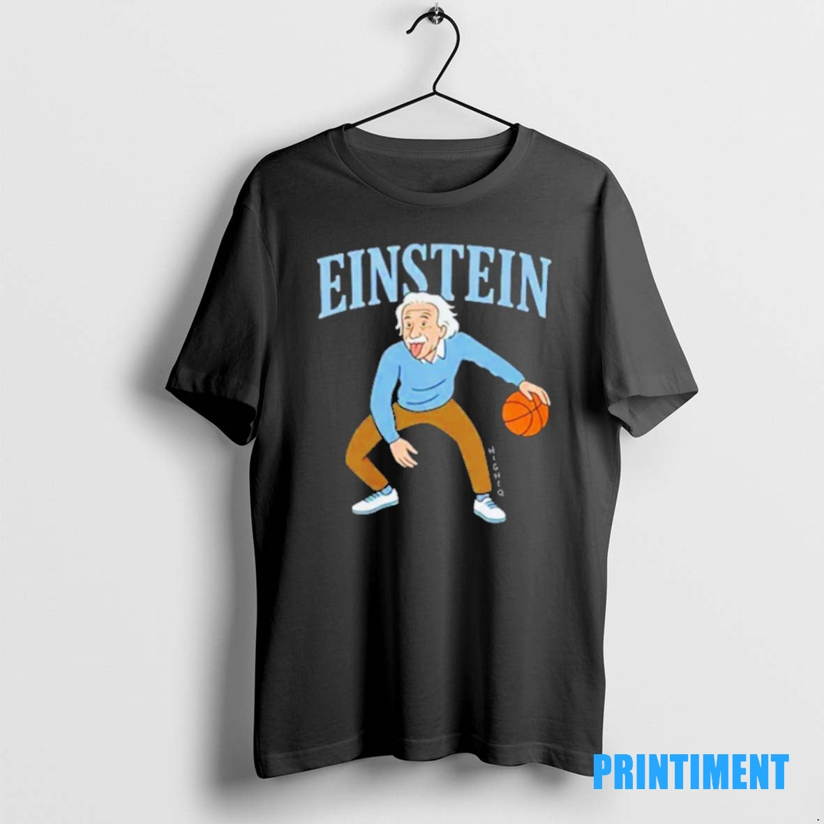 Official Albert Einstein Basketball Tee Sweater