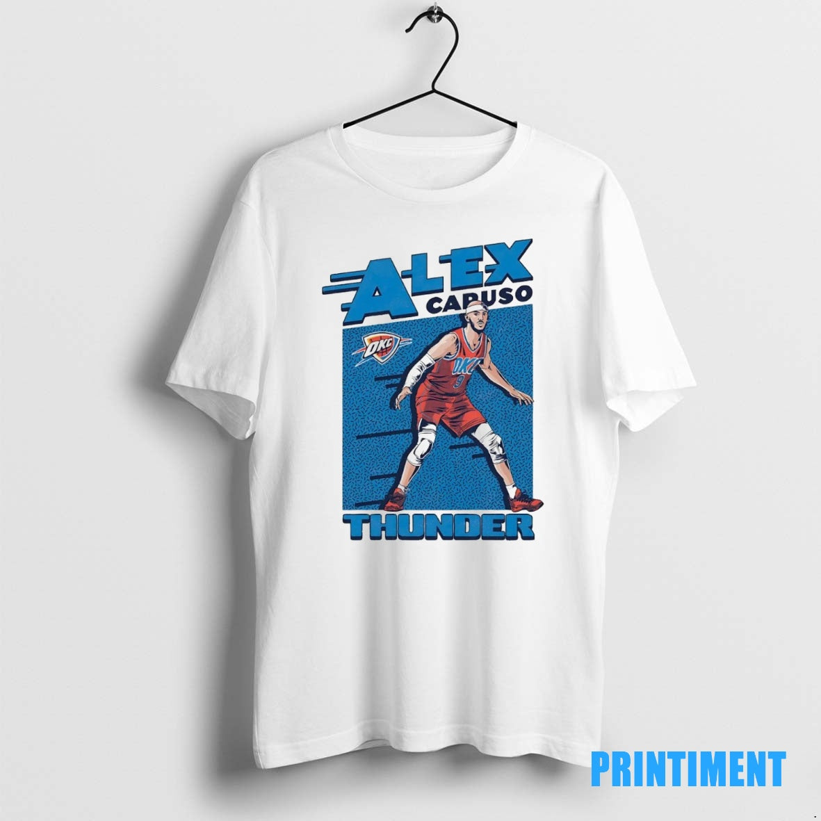 Official Alex Caruso Action Oklahoma City Thunder Tee Sweater