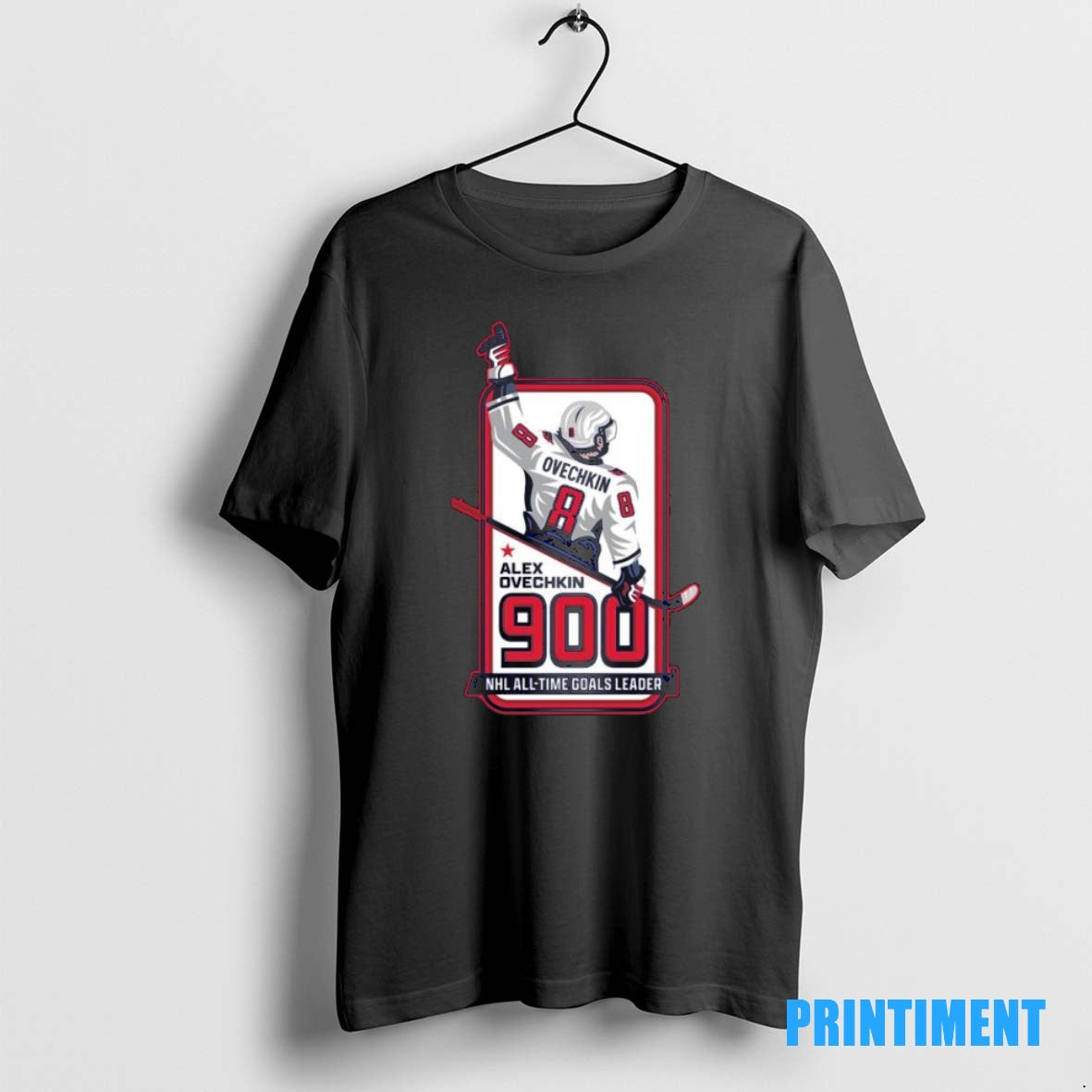 Official Alex Ovechkin Nhl 900 Goals Logo Tee Sweater