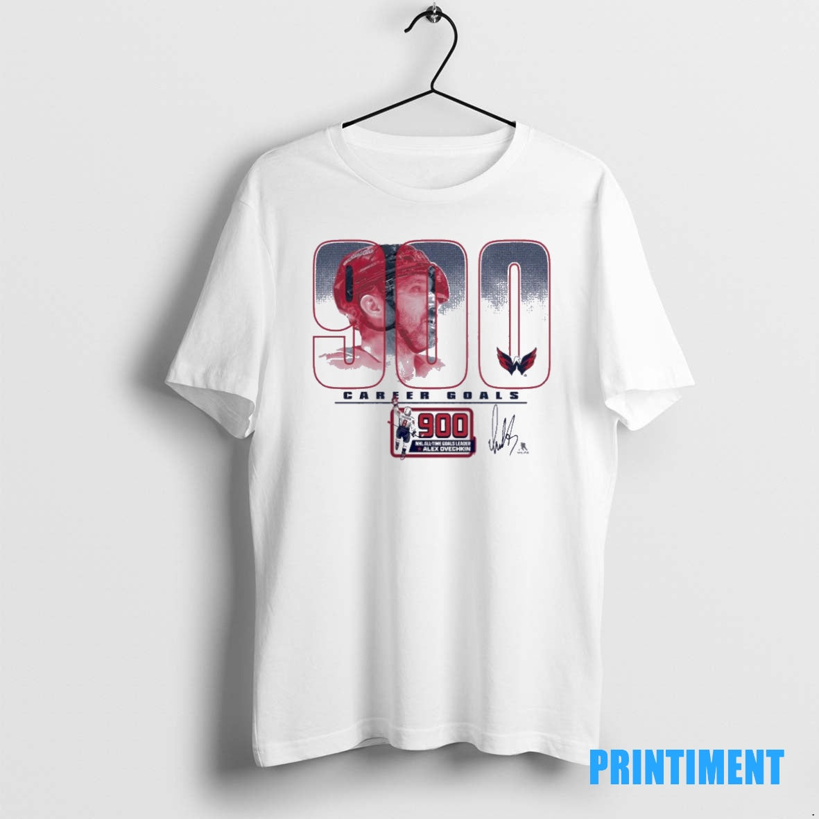 Official Alexander Ovechkin Washington Capitals 900th Career Goal Tee Sweater