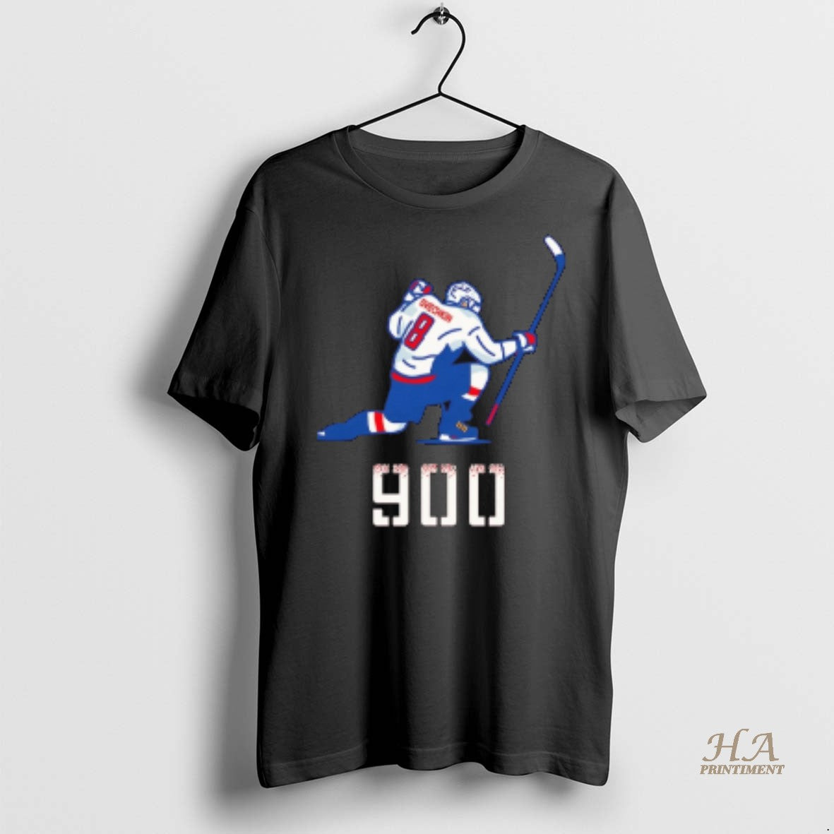 Official Alexander Ovechkin Washington Capitals 900th Goals Nhl Paint Shirt