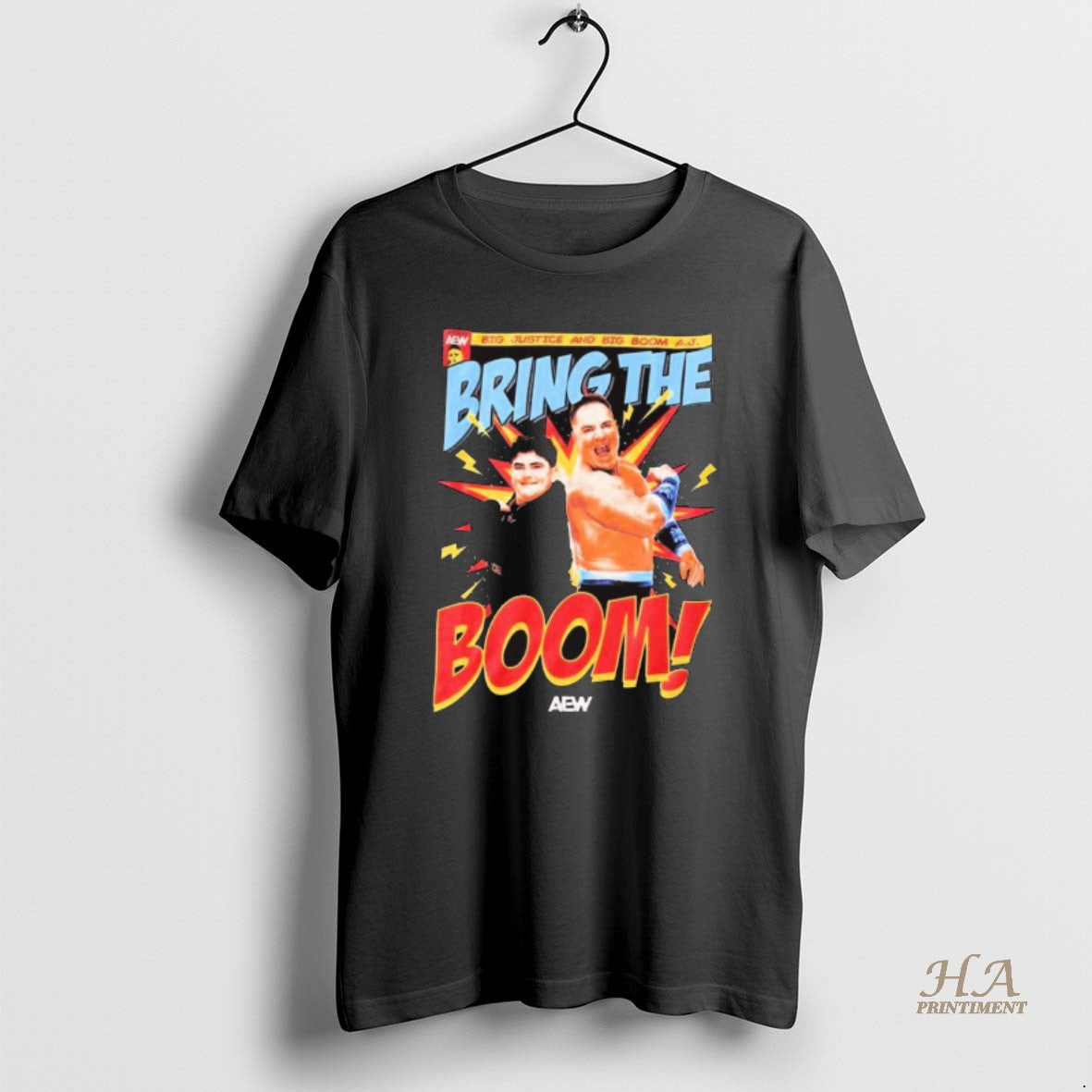 Official All Elite Wrestling Big Justice And Big Boom Aj Bring The Boom 2025