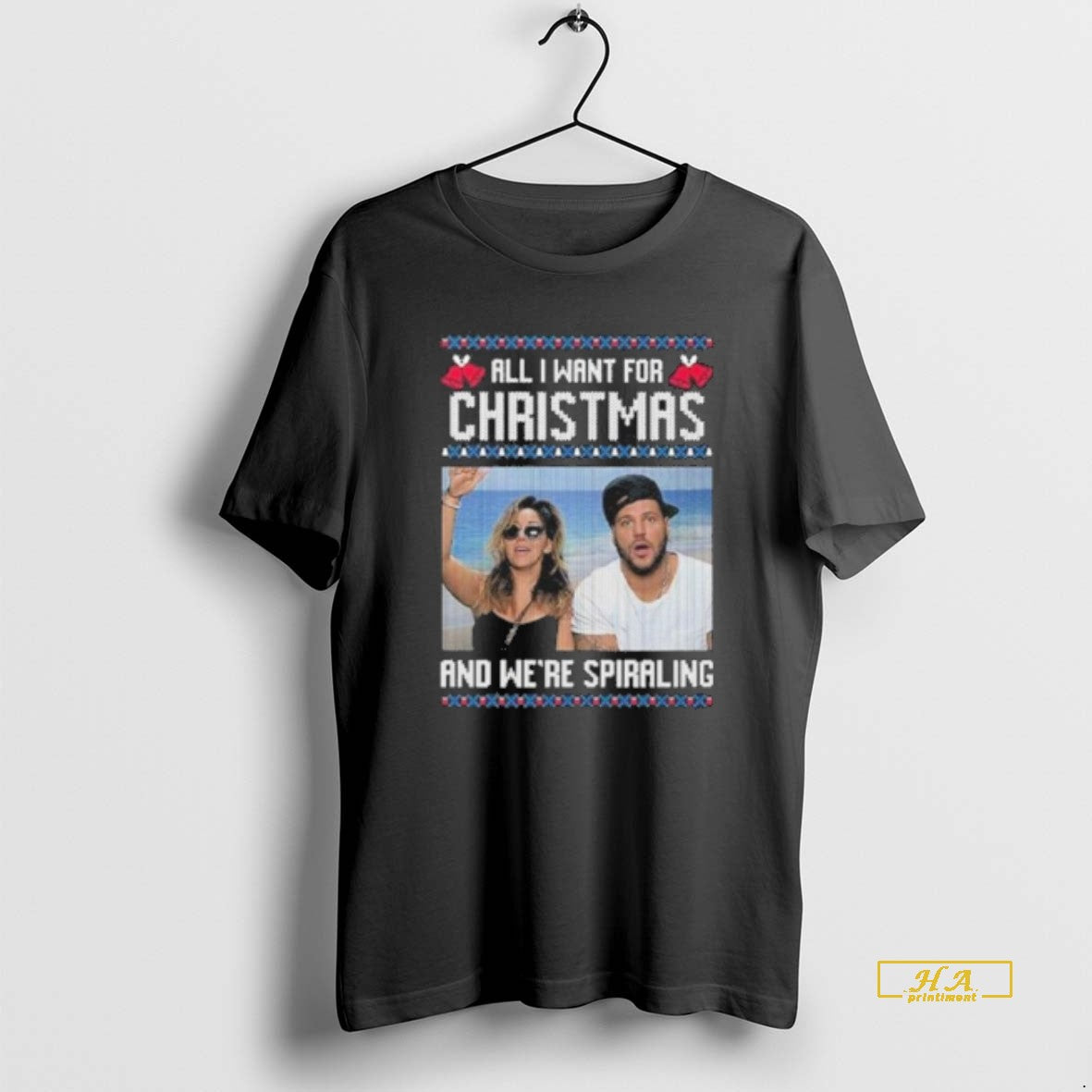 Official All I Want For Christmas And Were Spiraling Jersey Shore Ugly