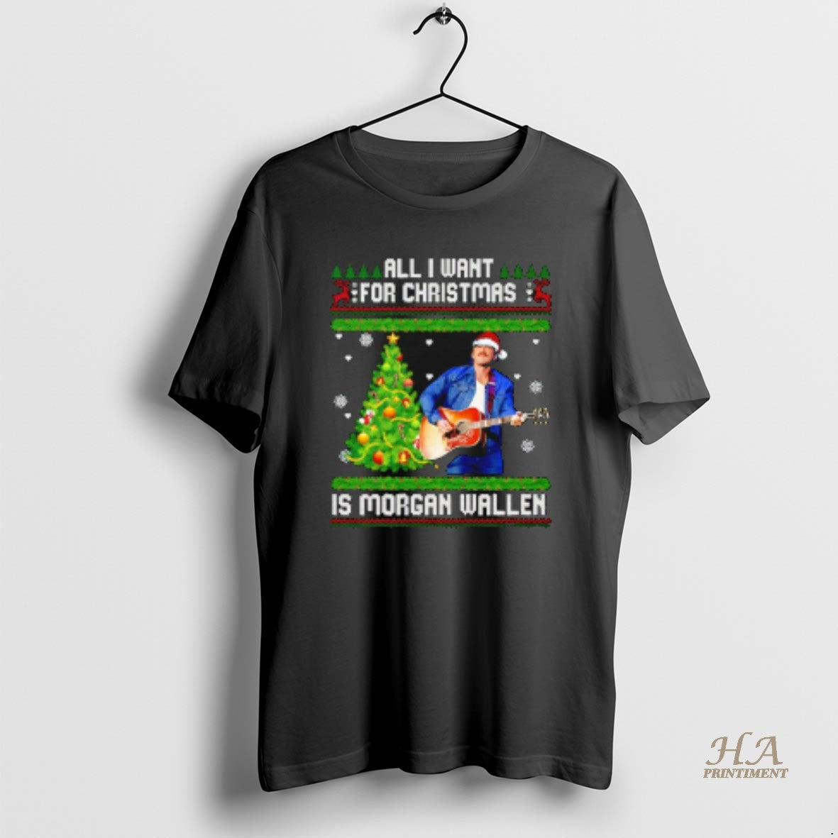 Official All I Want For Christmas Is Morgan Wallen Ugly