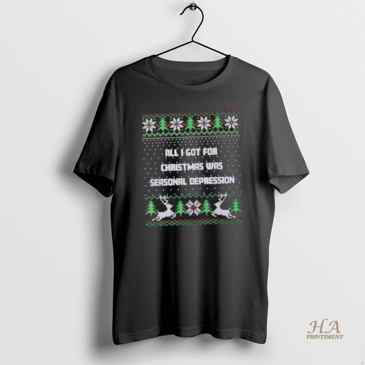 Official All I Got For Christmas Was Seasonal Depression Tacky